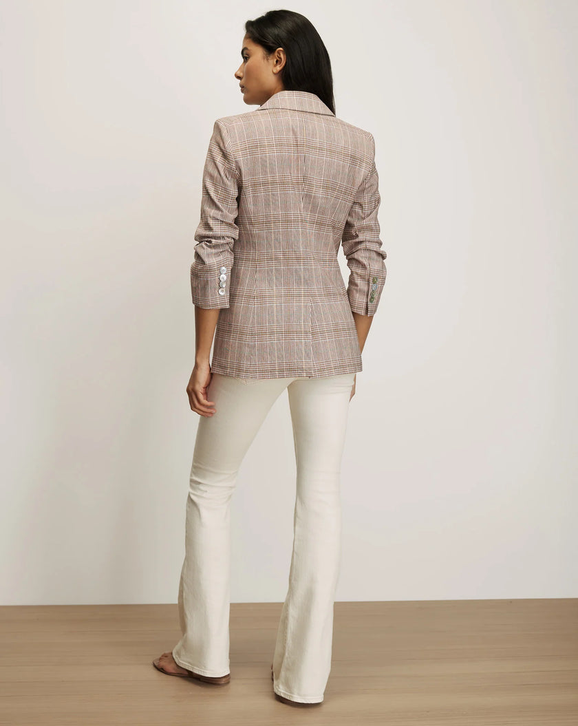 VER Plaid Tailored Blazer