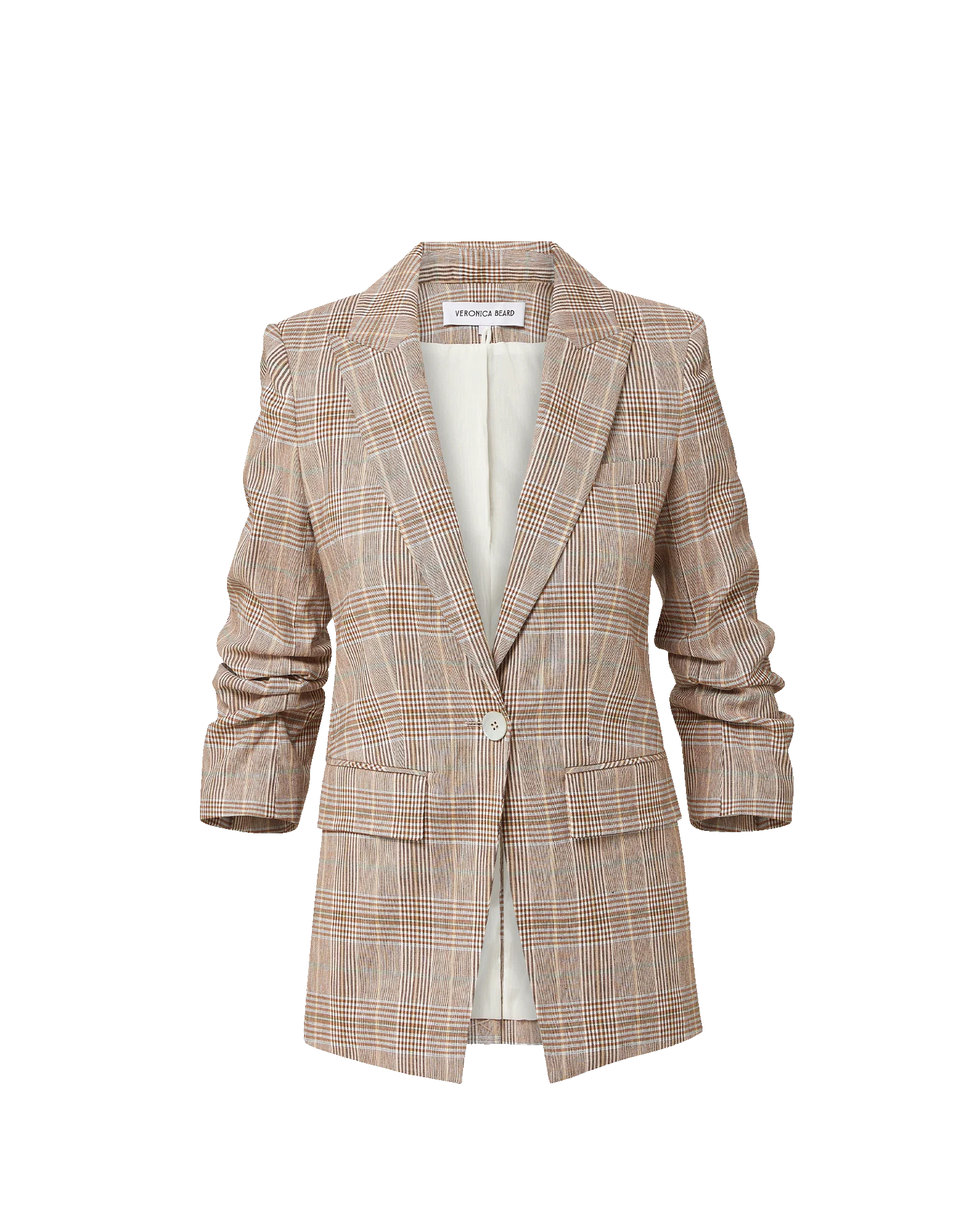 VER Plaid Tailored Blazer