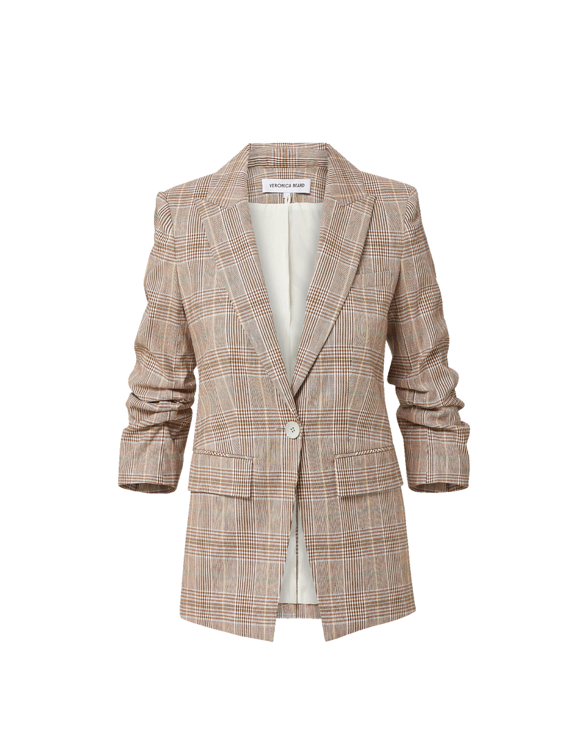 VER Plaid Tailored Blazer