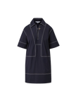VER Contrast Thread Shift Dress