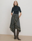 VER Scarf Print Skirt