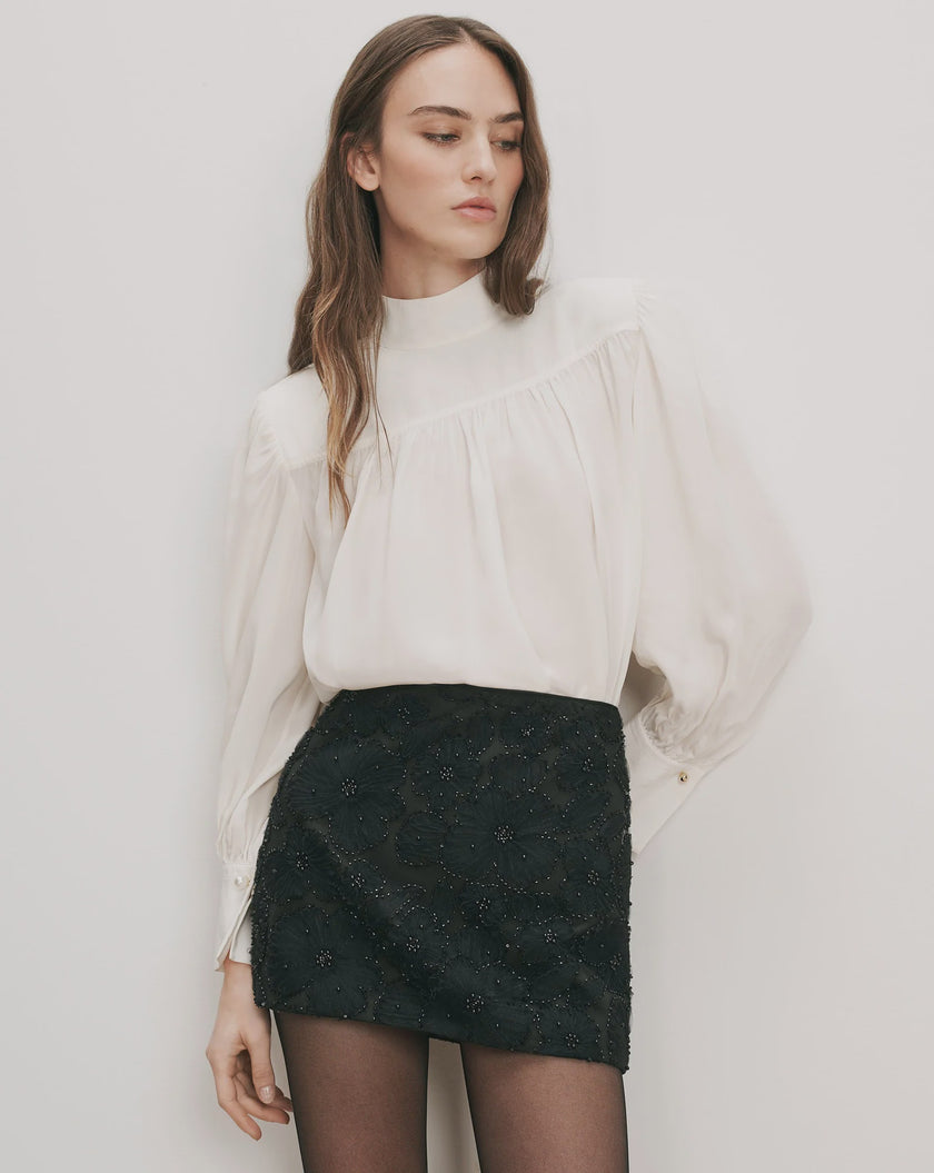 VER Mock Neck Long Sleeve Top