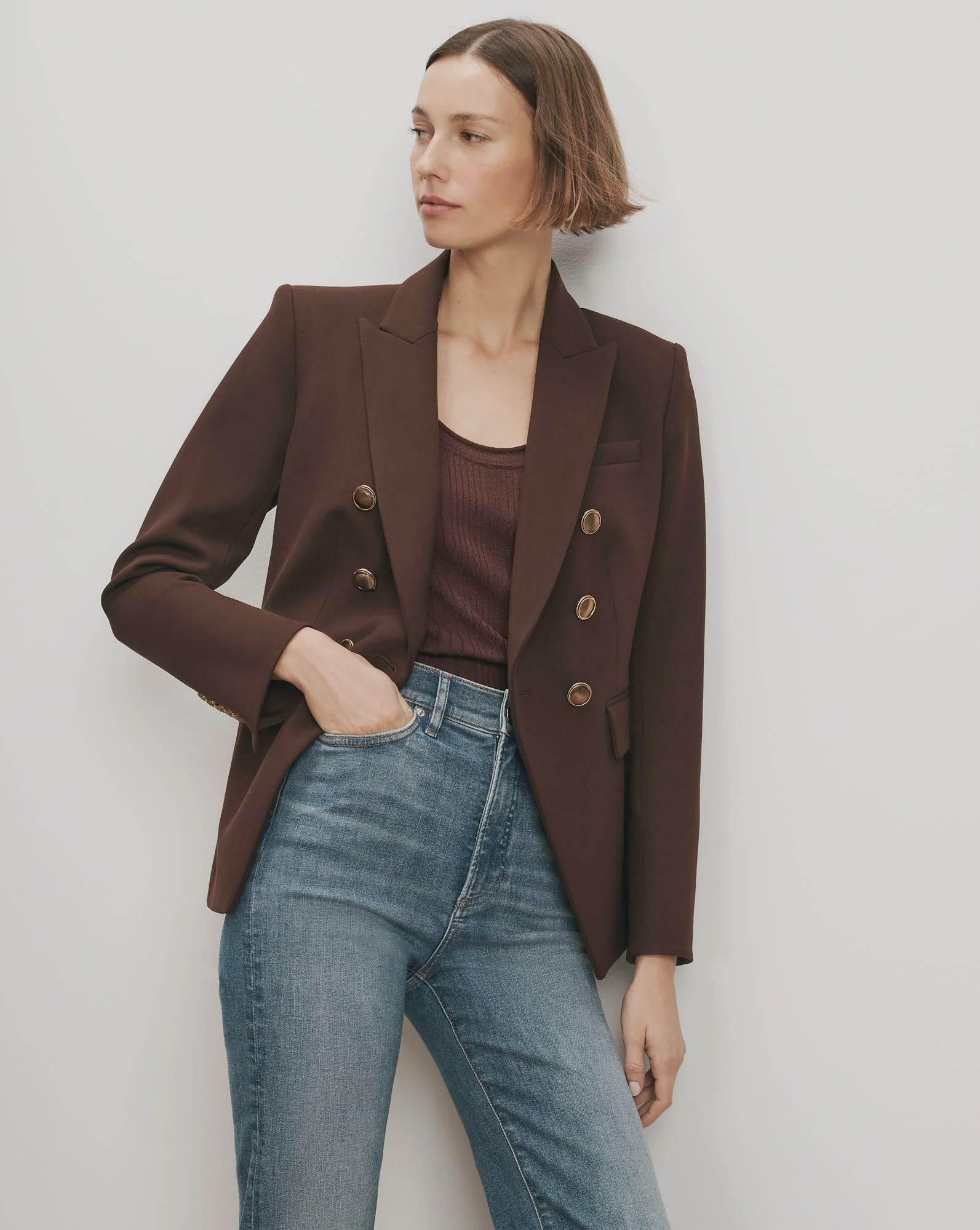 VER Brown Dickey Blazer