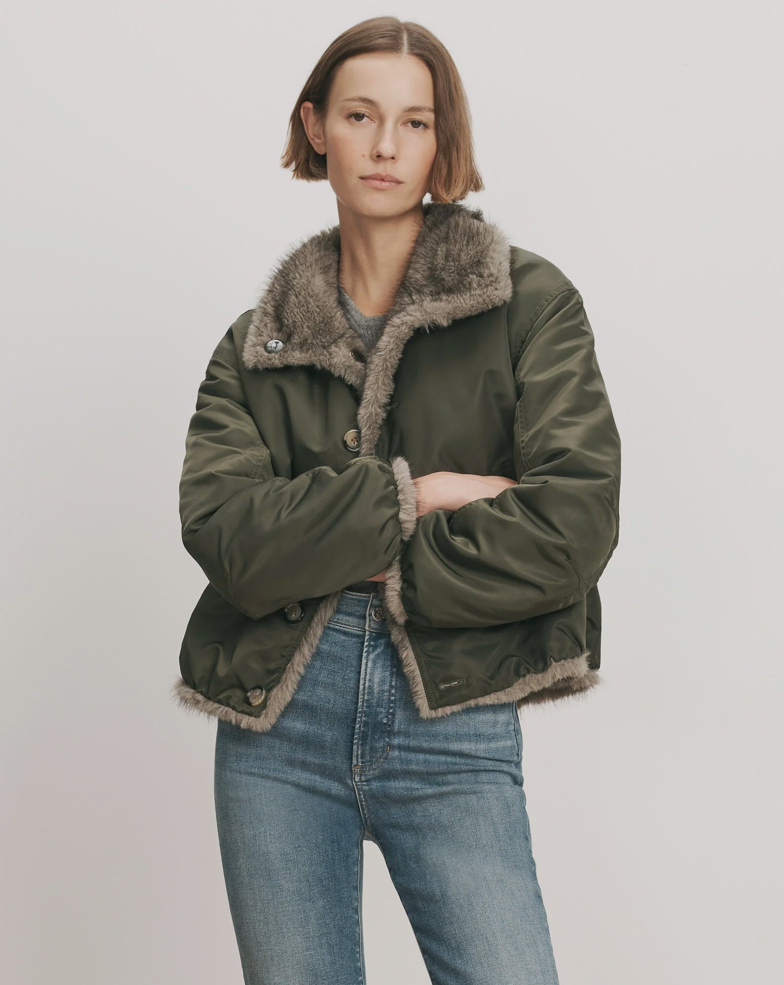 VER Reversible Fur Jacket