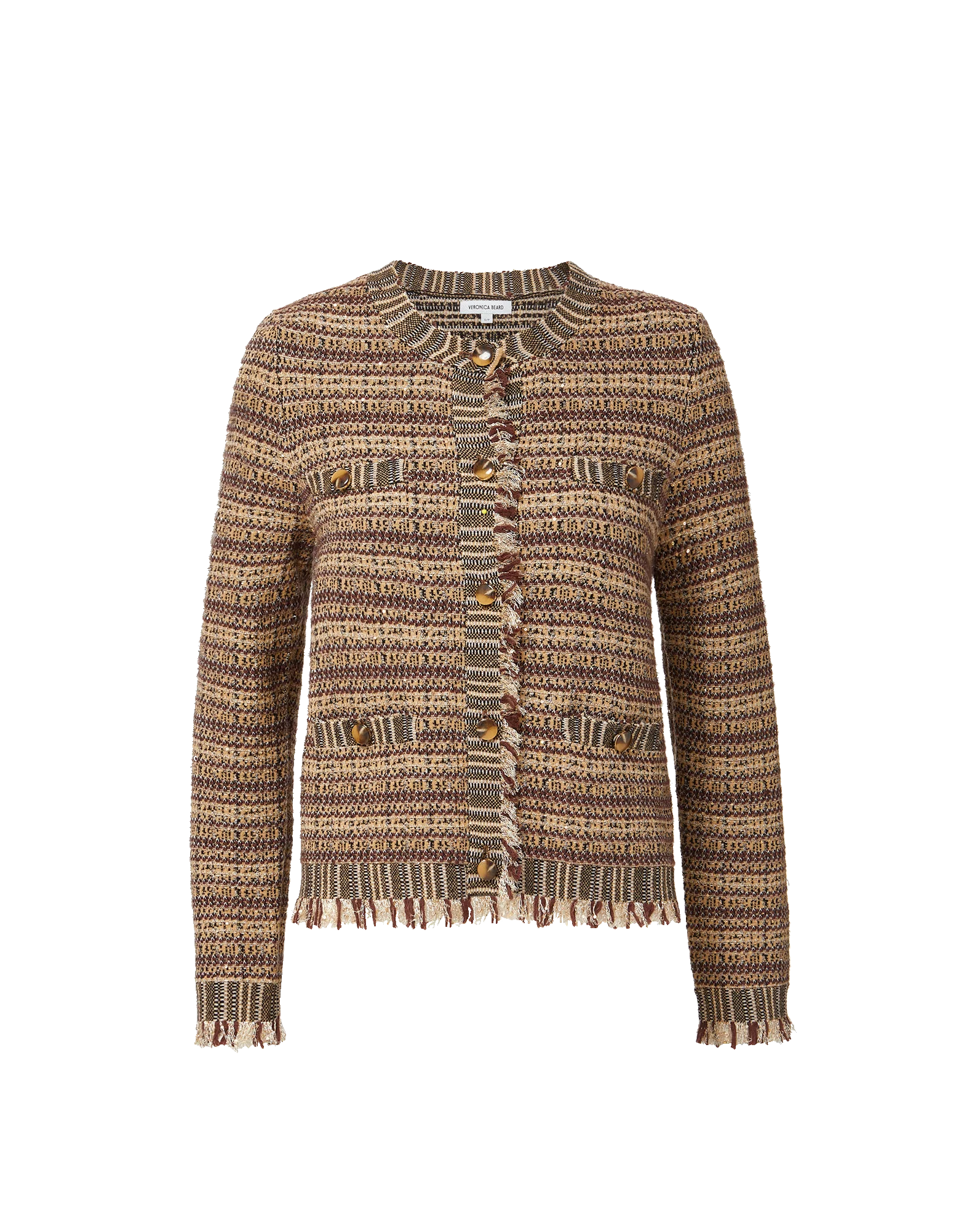VER Stripe Knit Jacket