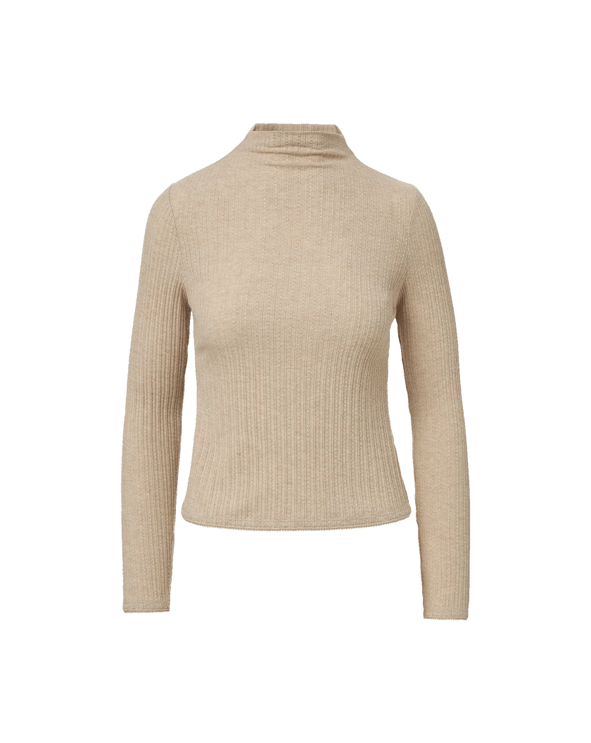 VER Slim Mockneck Knit Top
