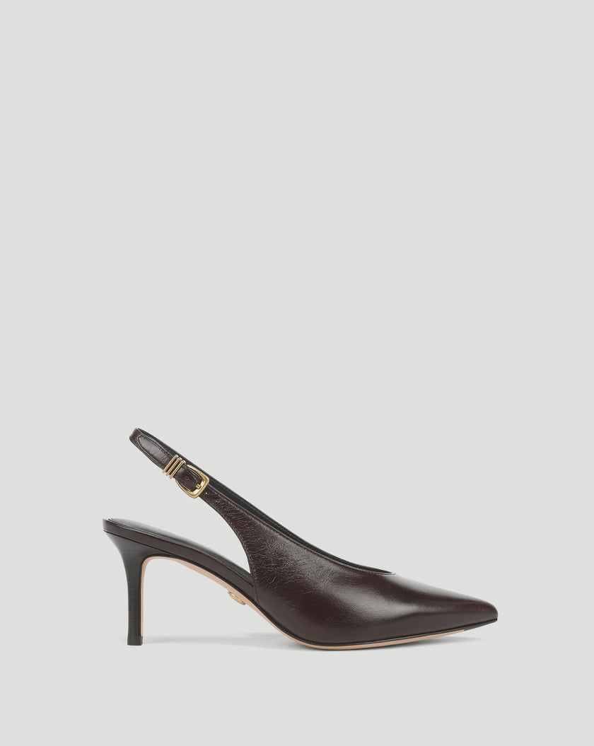 VER Leather Slingback Heel