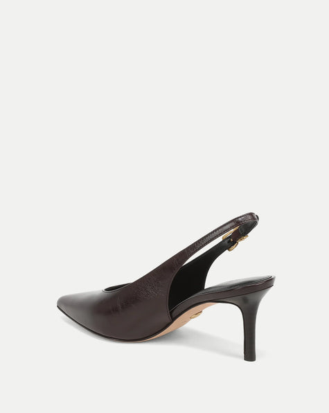 VER Leather Slingback Heel