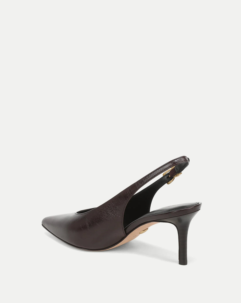 VER Leather Slingback Heel