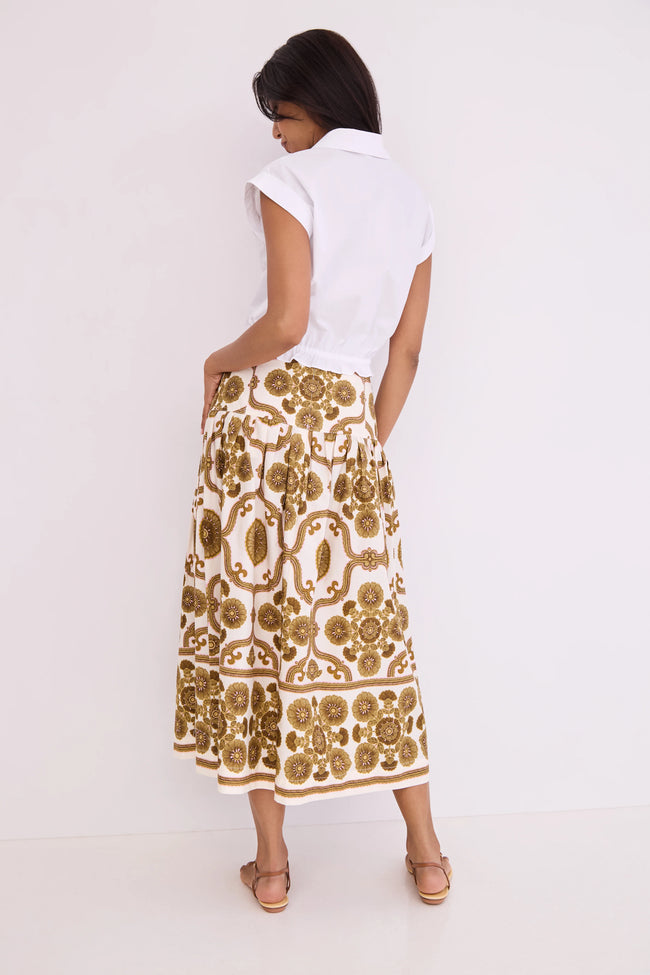 CC Midi Tiered Skirt