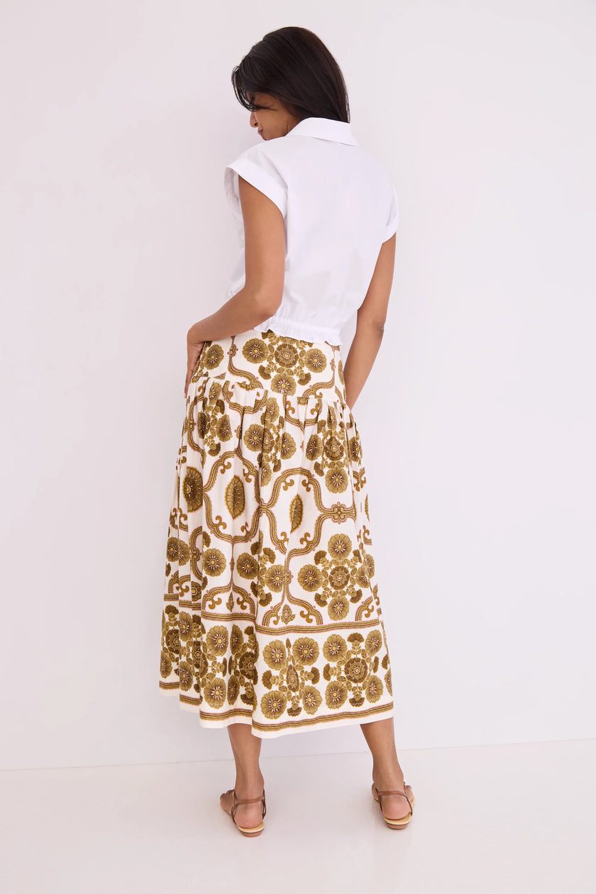 CC Midi Tiered Skirt