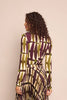 CC Patterned Jersey Mock Neck Top
