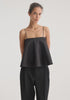 ROH Satin Flounce Top