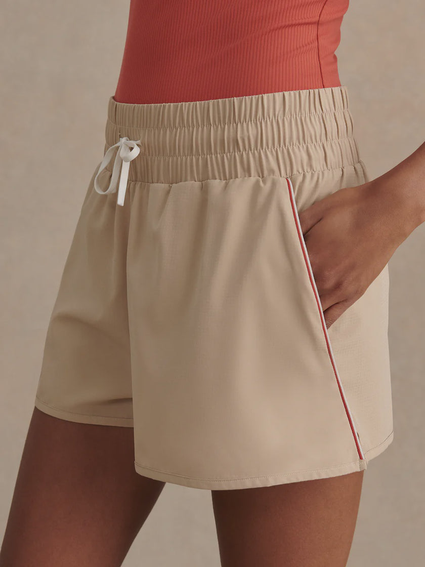 VAR Red Stripe Running Short