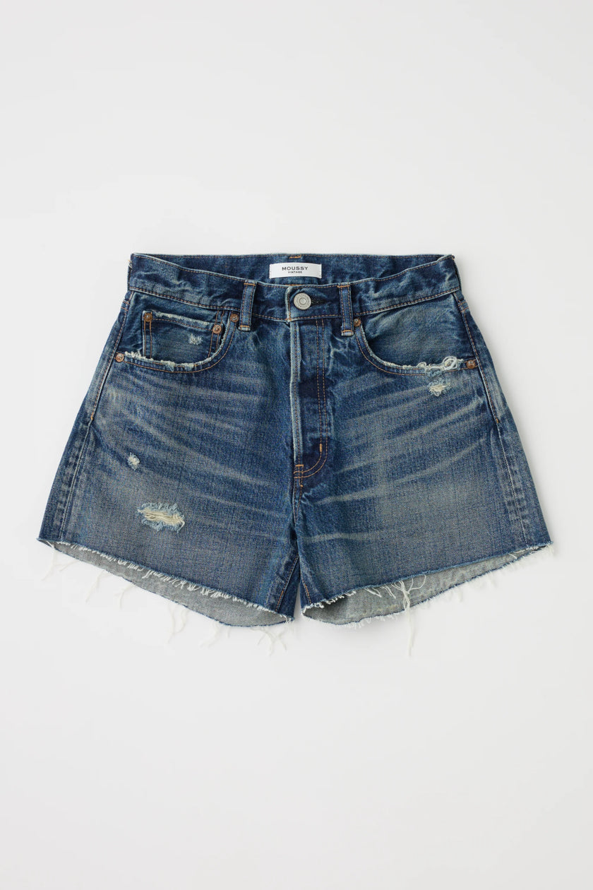 MOU Mid Wash Cutoff Shorts
