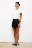 LES White V Neck Tee