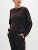 WHI Espresso Cashmere Sweatshirt