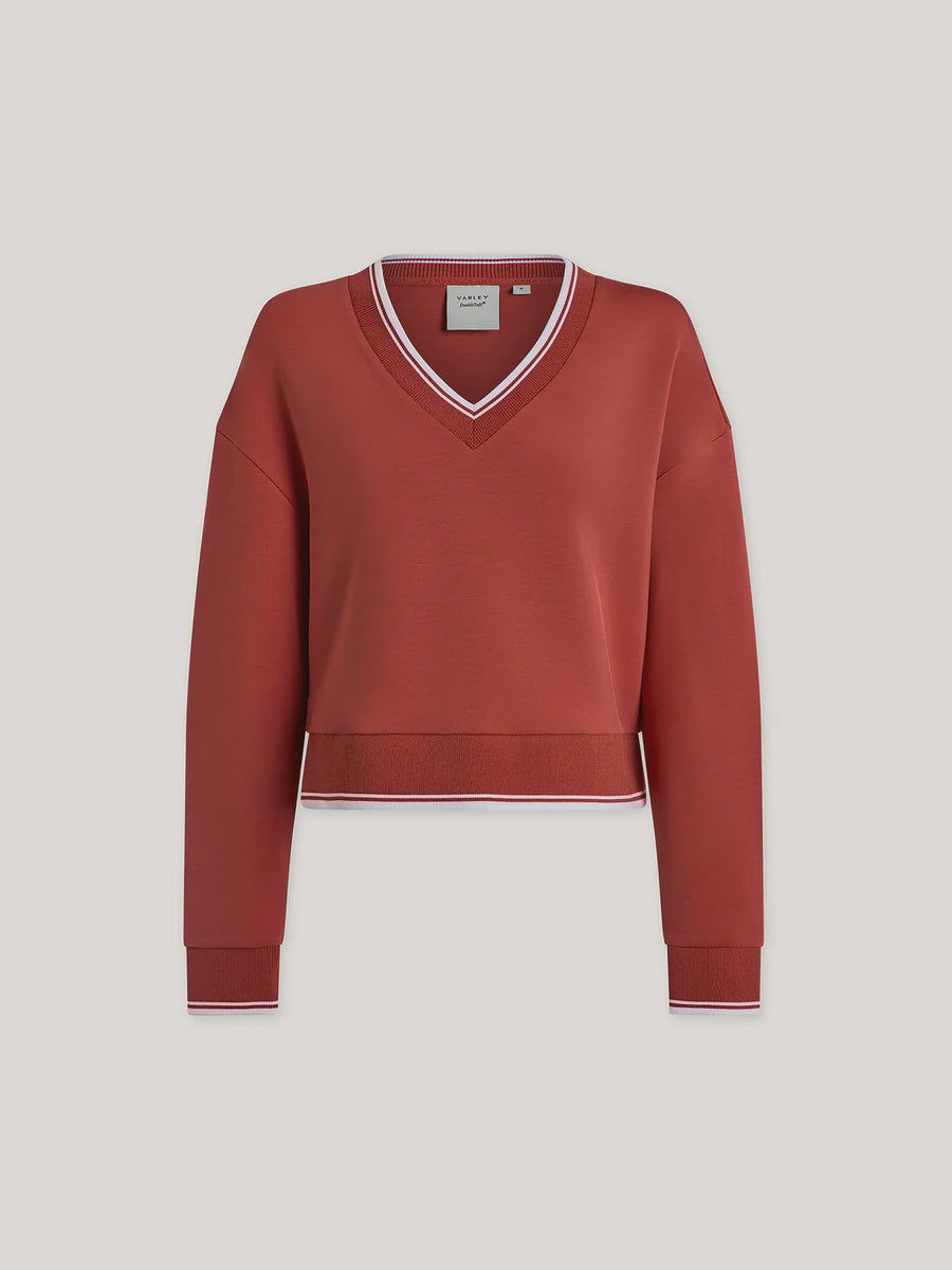 VAR Collegiate V Neck Sweat