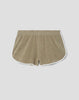 RED Terry Olive Shorts
