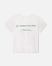 RED Eat Your Veggies Tee