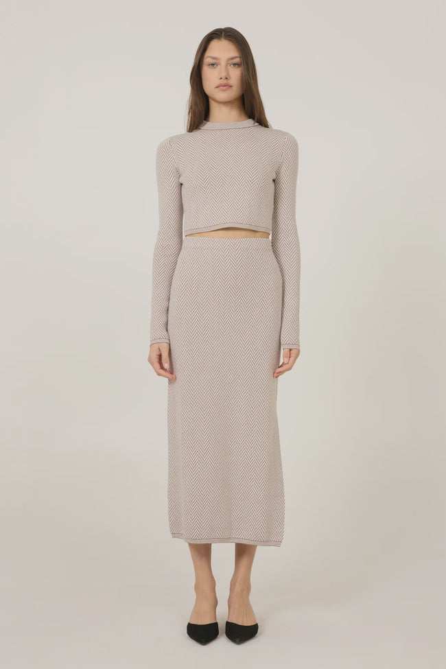 OGD Knit Skirt Set