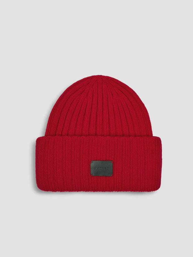 VAR Red Rib Beanie
