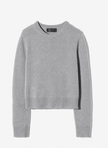 NIL Grey Crewneck Slim Sweater