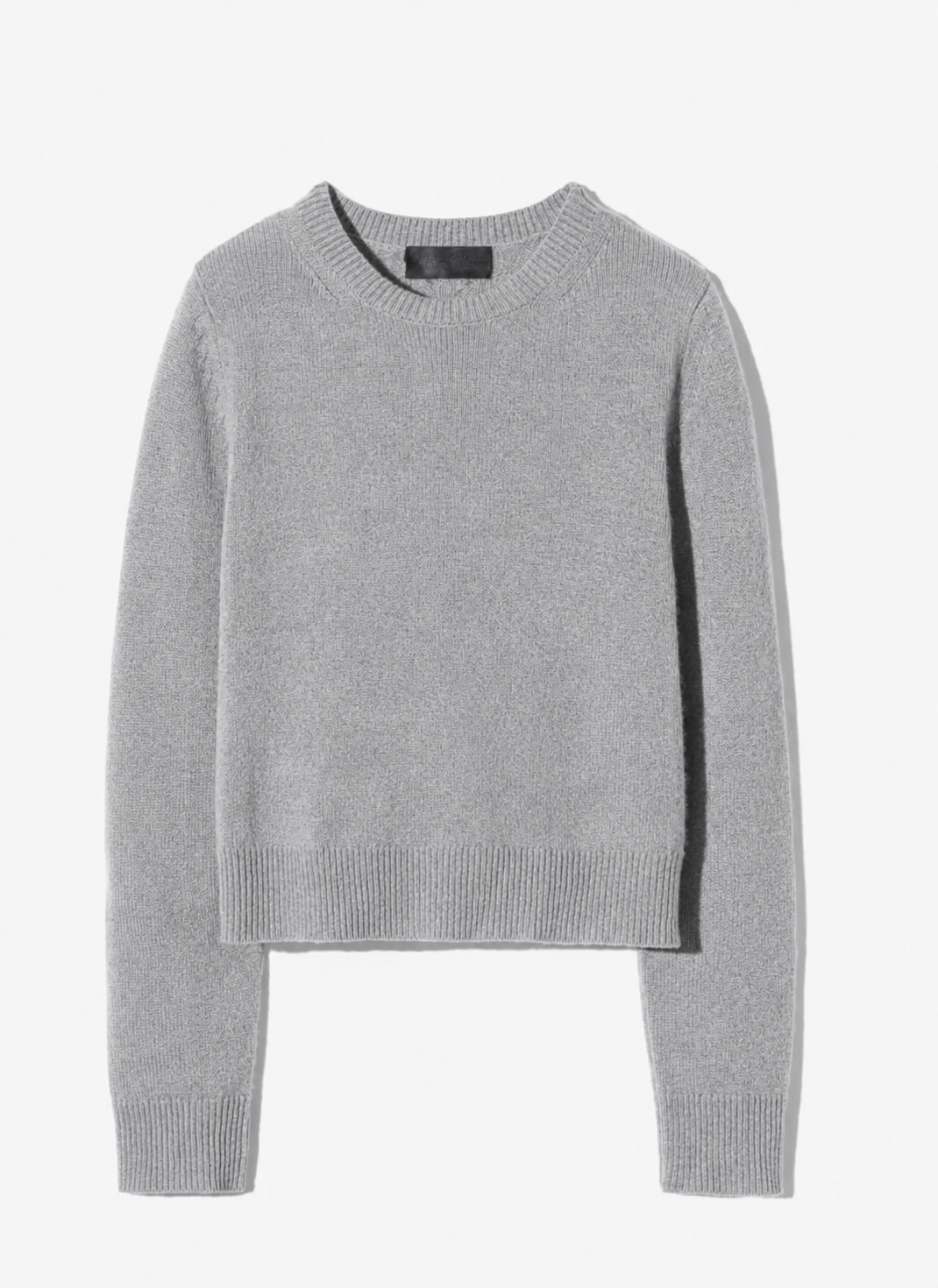 NIL Grey Crewneck Slim Sweater