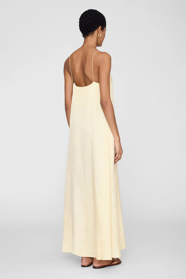 ANI Yellow Maxi Slip Dress