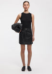AER Leather Mini Skirt