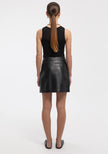 AER Leather Mini Skirt