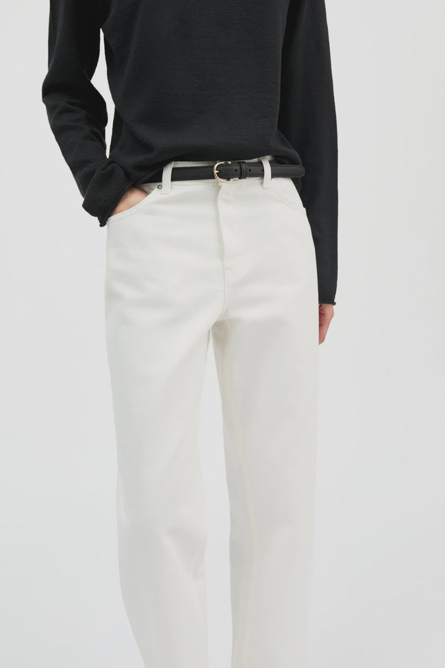SKS Cropped Straight Jeans