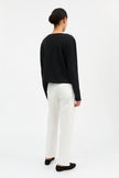 SKS Cropped Straight Jeans