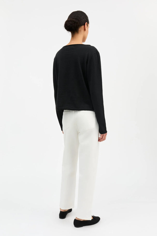 SKS Cropped Straight Jeans