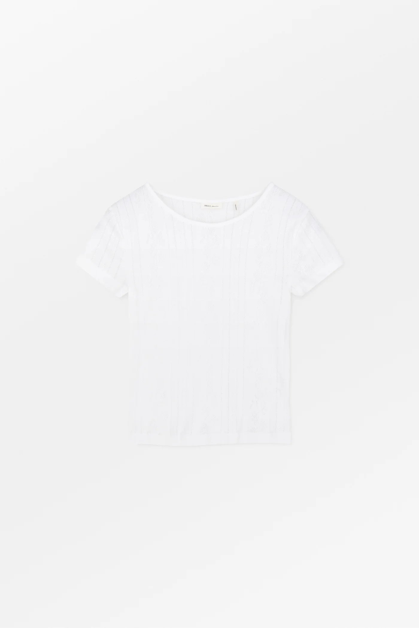 SKS Pointelle Cap Sleeve Tee