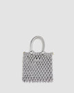 CLA Silver Mesh Rope Bag