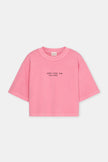 CLO Cropped Boxy Tan Lines Tee