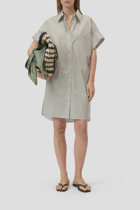 CLO Green Shirtdress