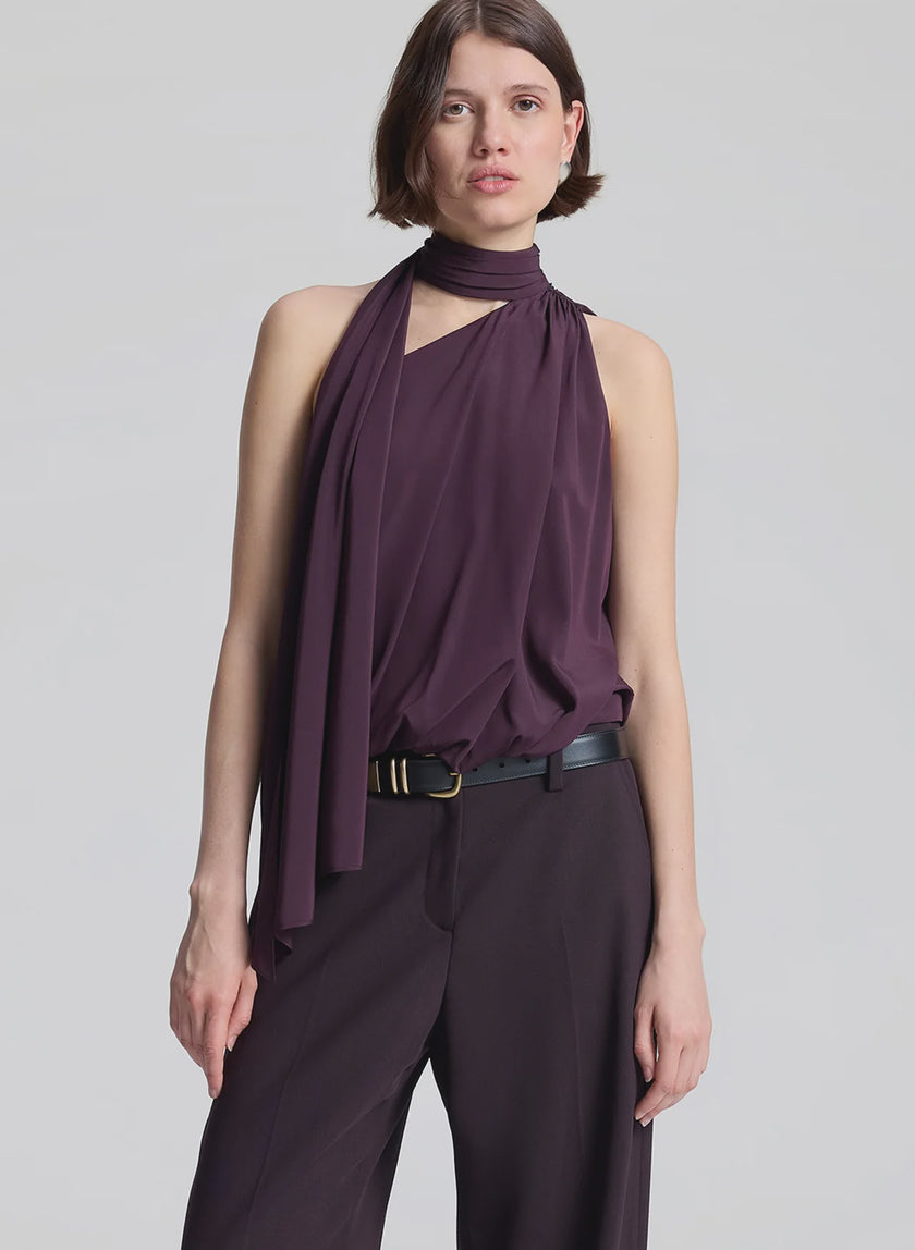 ALC Silk Scarf Top