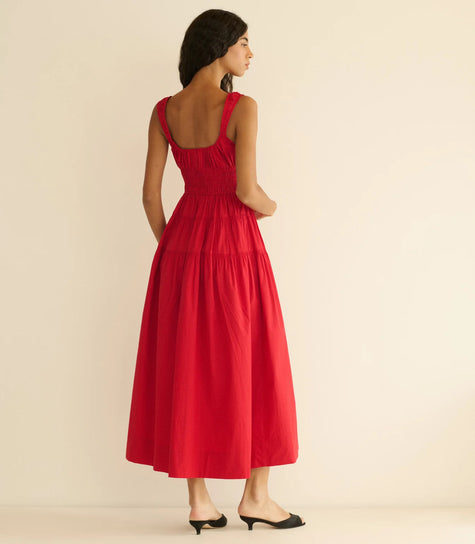 DOE Sleeveless A Line Midi Dress