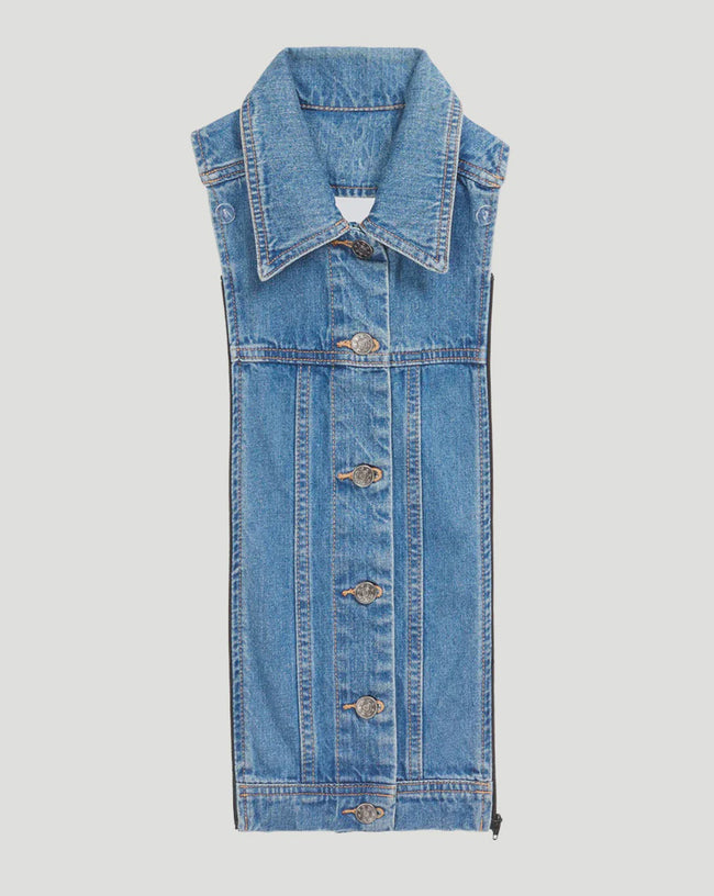 VER Collared Denim Dickey
