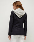 VER Grey Knit Hoodie Dickey