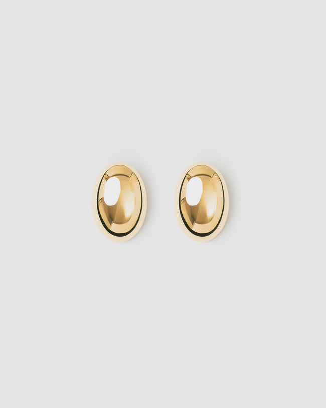 LIE Gold Pebble Earrings