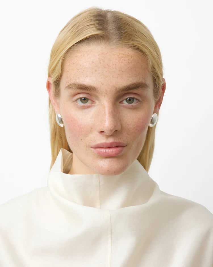 LIE Silver Drop Earrings