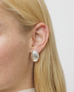 LIE Silver Drop Earrings