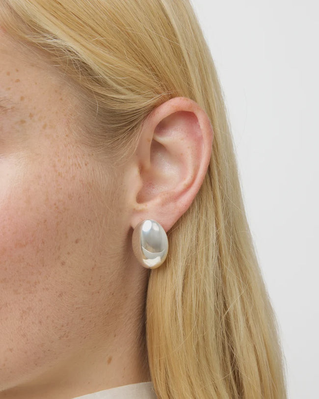 LIE Silver Drop Earrings
