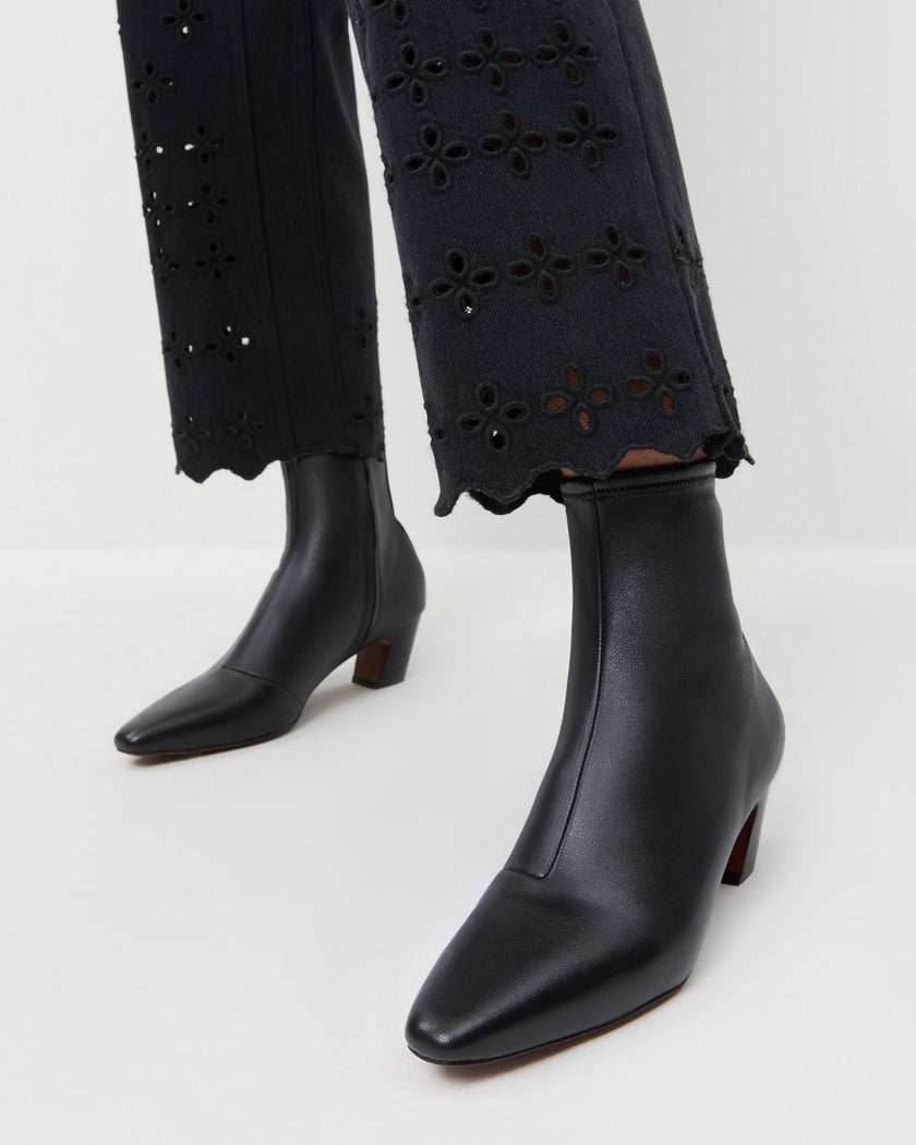 LOF Black Ankle Boot