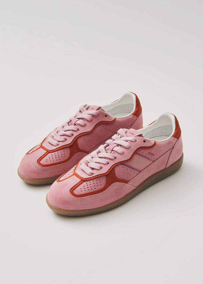 ALOHAS Pink Leather Sneakers