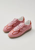 ALOHAS Pink Leather Sneakers