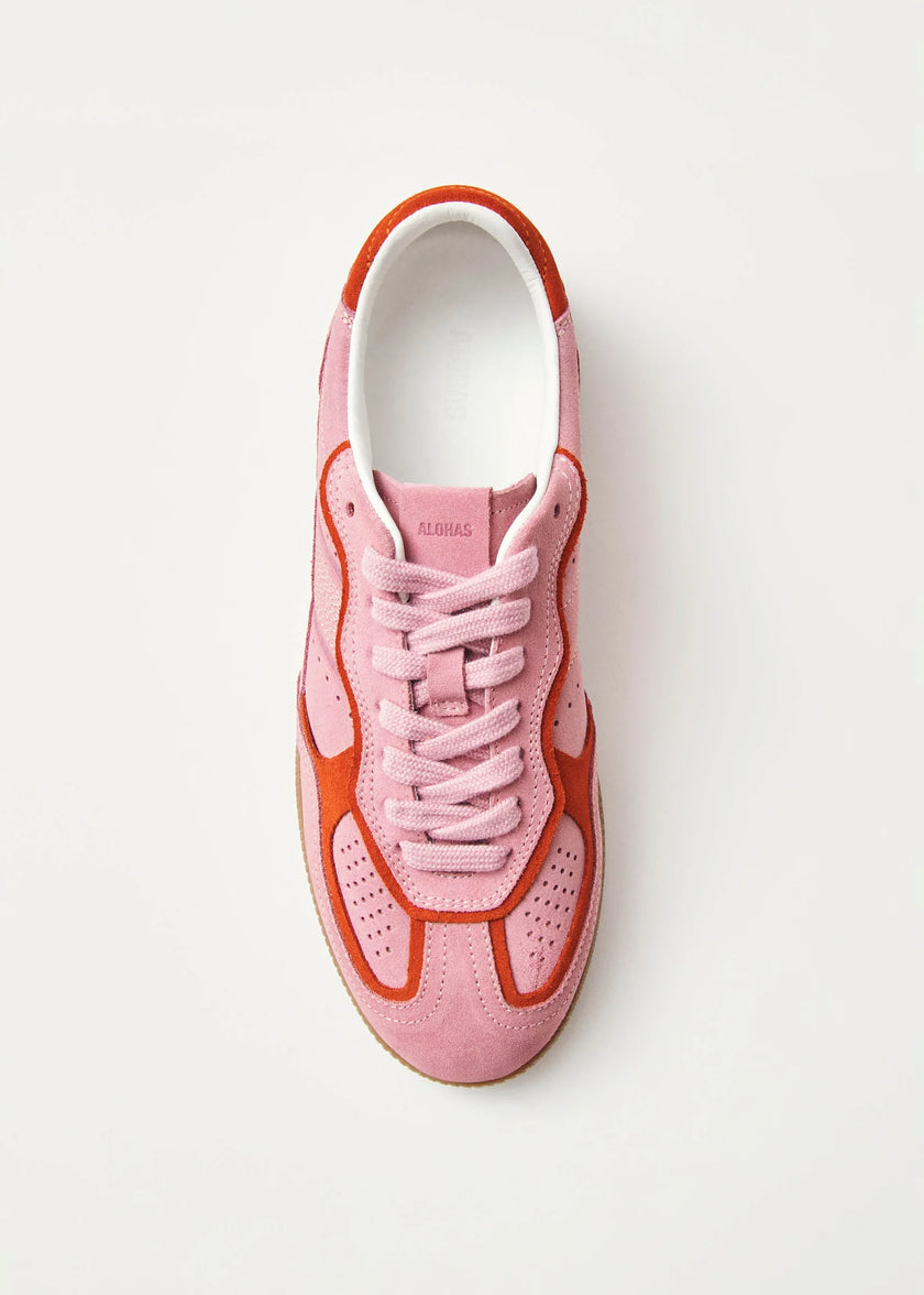 ALOHAS Pink Leather Sneakers